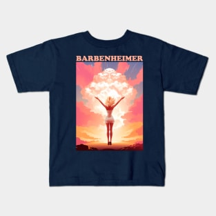 Barbie x Oppenheimer | Barbenheimer vintage Kids T-Shirt